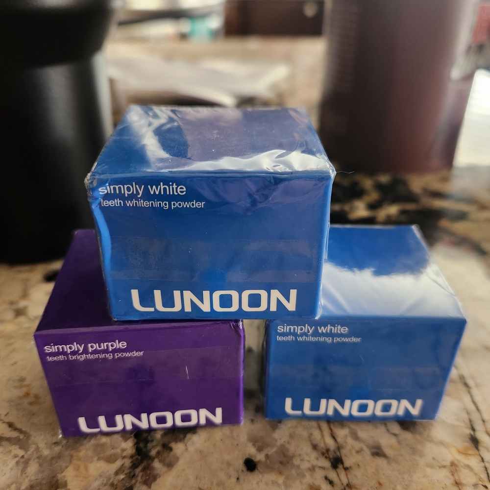 Simply White and Purple Teeth Whitening Powder Set. Plus an Extra Box.